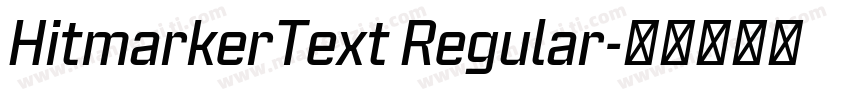 HitmarkerText Regular字体转换